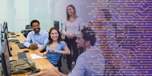 adults working together