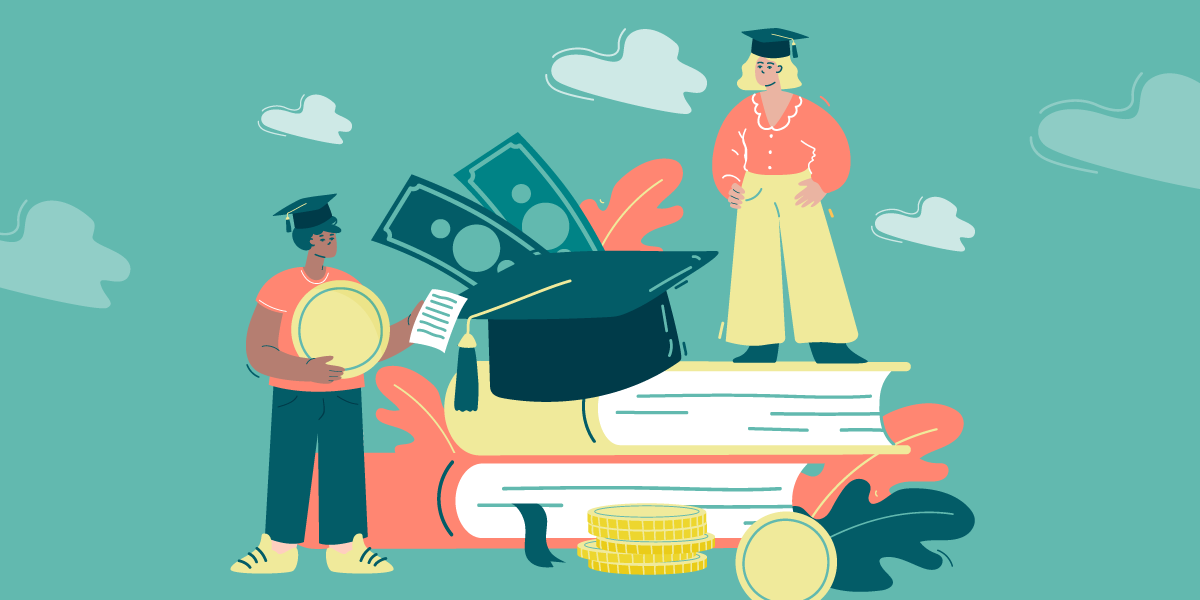 people helping students