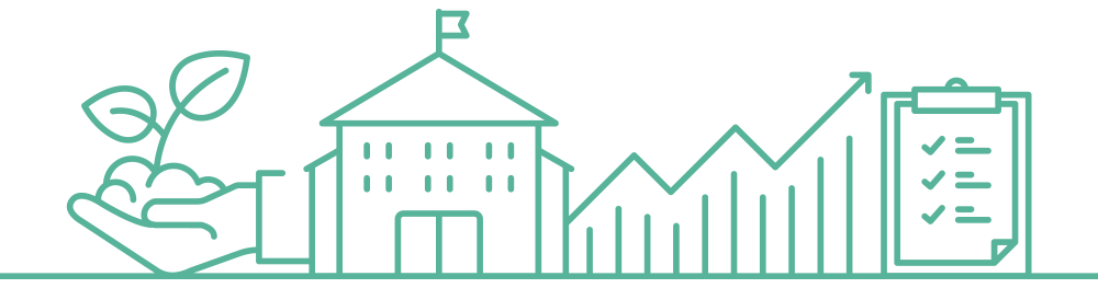 illustration depicting school system improvement