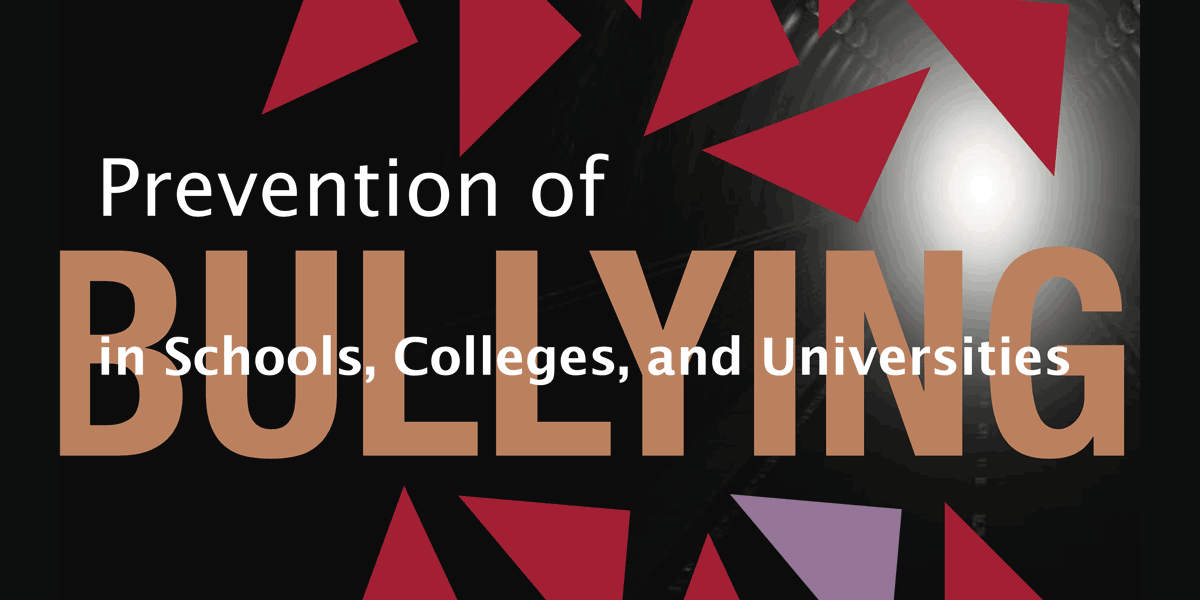 prevent bullying (text on a black background)